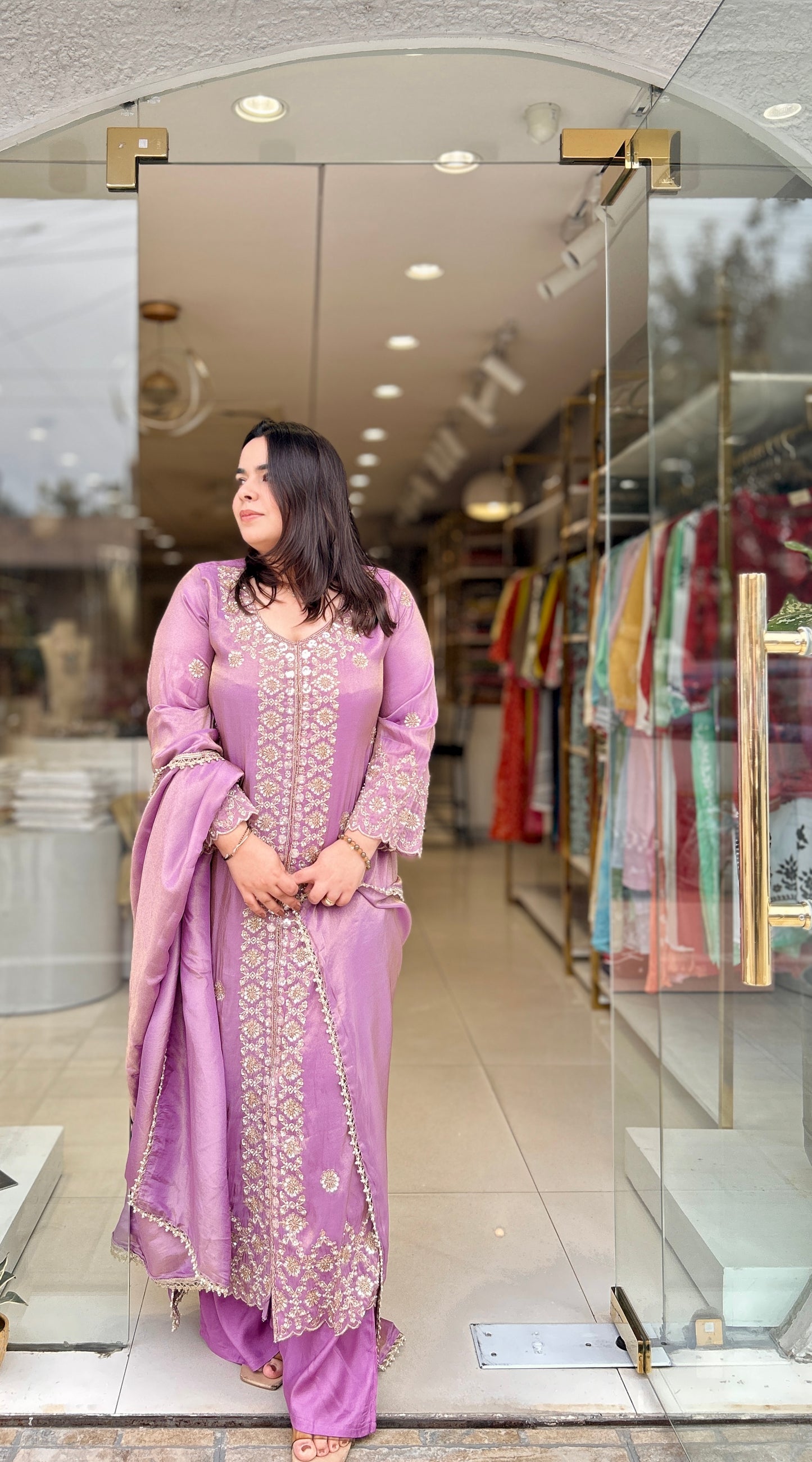 Meher Embroidered suit