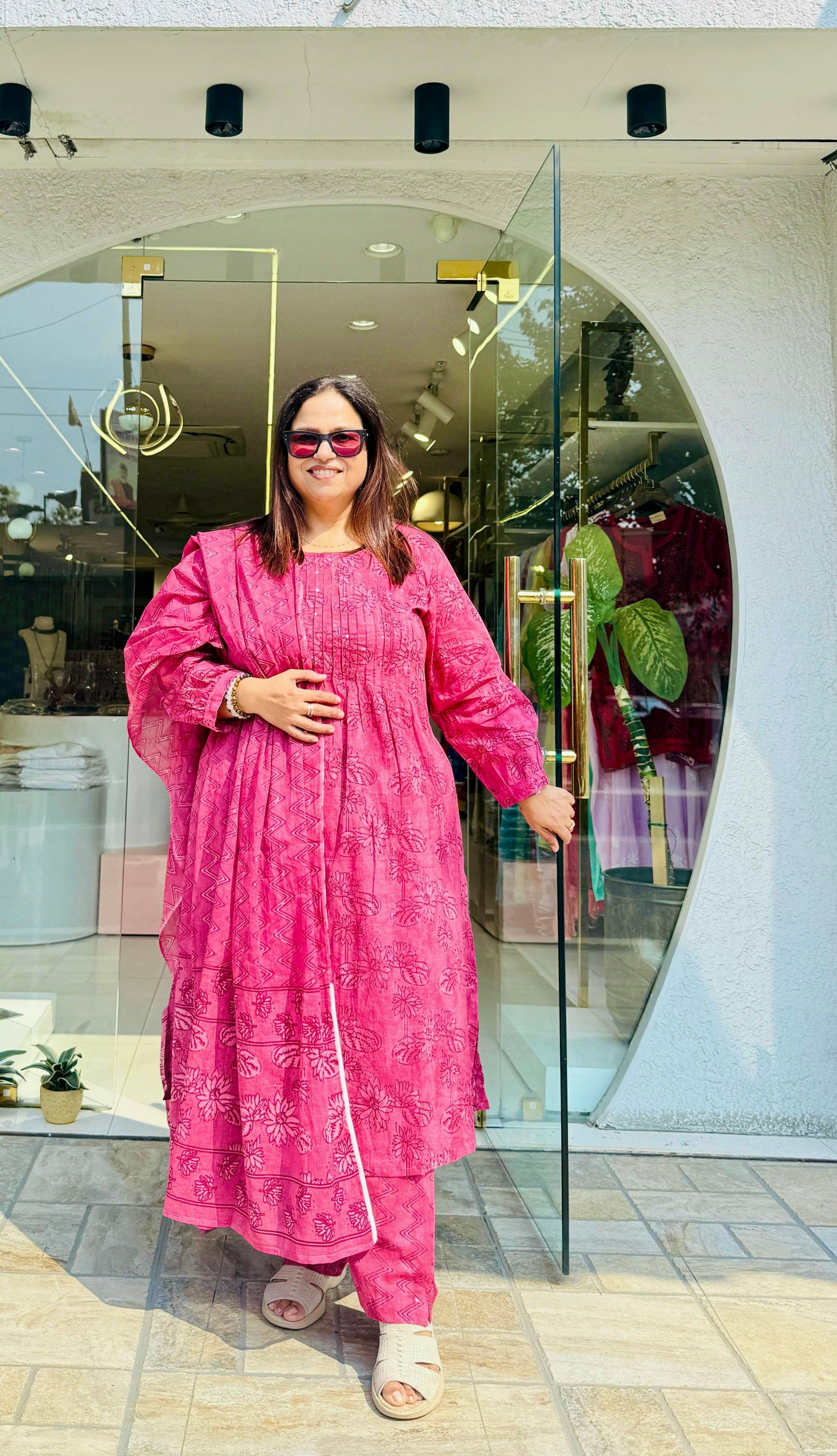 Alia cotton suit