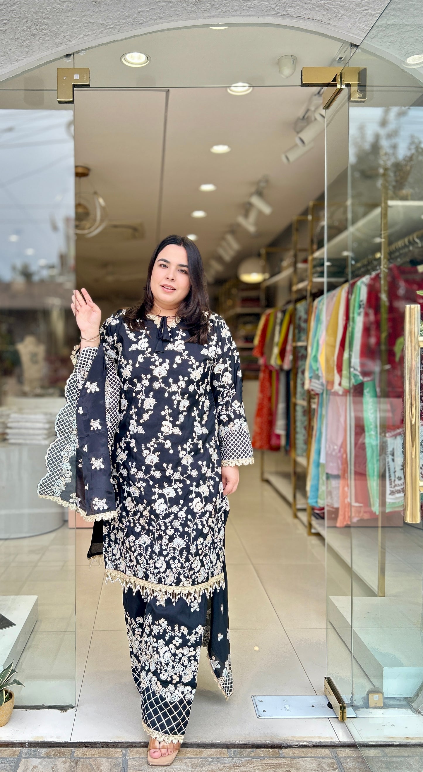 Zara sharara suit