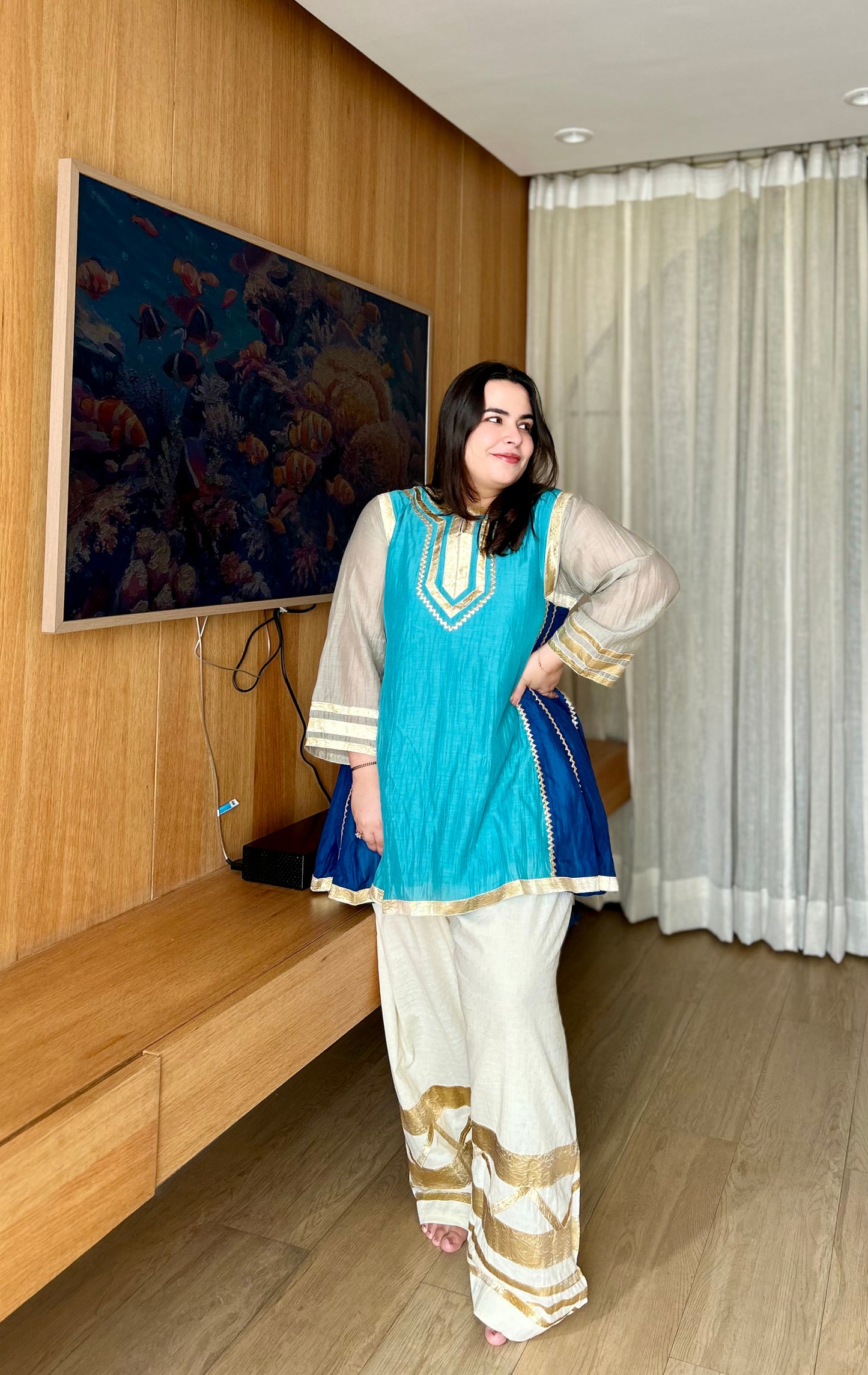 Ivory Gold Heritage Suit Set